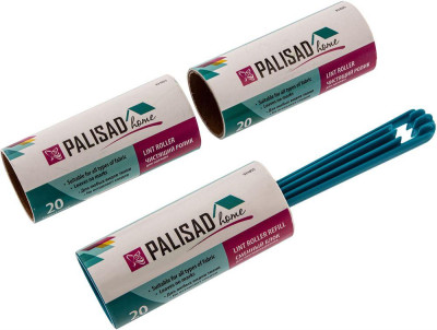 PALISAD Набор: чистящий ролик для одежды с двумя сменными блоками, 20 слоев, Home 931055
