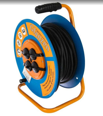 GLANZEN EB-30-009, на катушке, с/з, 4 роз- 30м