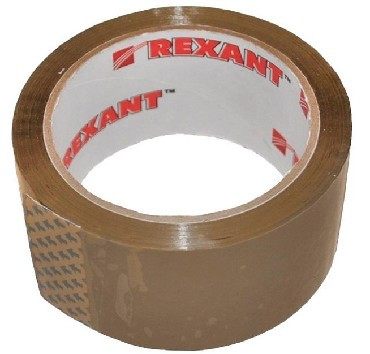 REXANT (09-4212) Скотч, коричневый 48мм*66м*50мкм (6)