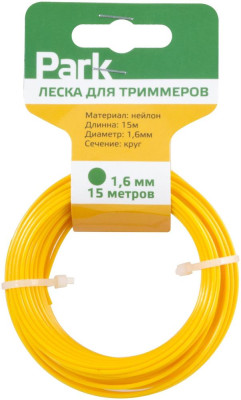 PARK Леска для триммеров PARK 1,6мм, 15м, круг 990594
