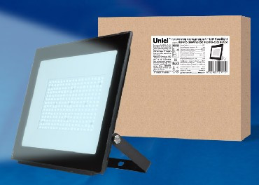 UNIEL ULF-F20-200W/6500K IP65 195-250В BLACK