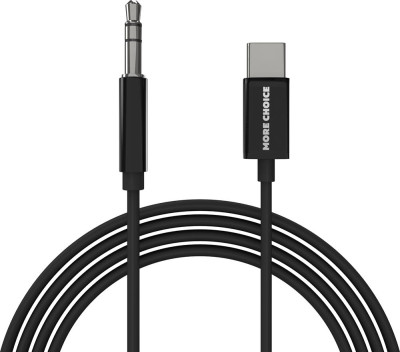 MORE CHOICE (4610196409844) UK28a AUX 3.5mm Type-C 1м Black