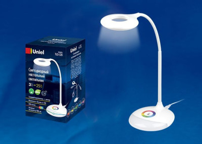 UNIEL TLD-535 WHITE/LED/250LM/5500K/DIMMER