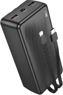 BOROFONE (6941991116476) BJ57B 30000mAh 2USB 2.4A 22,5W+PD 20W , Black