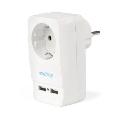 SMARTBUY (SBE-16-A02-3z) Разветвитель 3 гнезда с заземлением плоский 16А 250B
