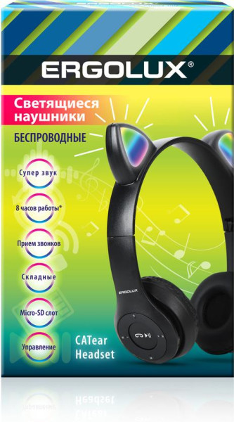 ERGOLUX (15457) ELX-BTHP02-C02 , черный