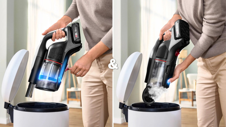 Пылесос вертикальный Bosch BCS931WBA, аккумуляторный, 60 мин работы, электрощетка
