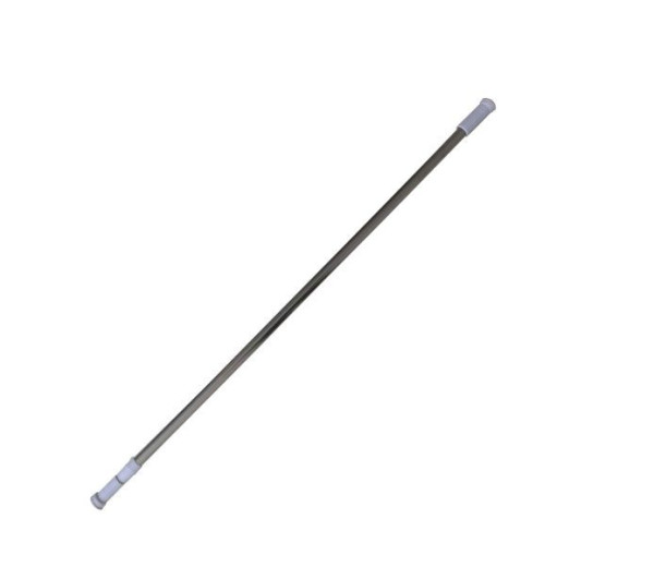 РЫЖИЙ КОТ Карниз для ванной SCR-2S, нерж. сталь, длина: 1,1-2 м (311928)