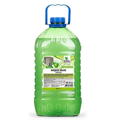 CLEAN&GREEN CG8010 Жидкое мыло "Soapy" эконом "яблоко" 5 кг.