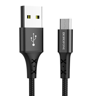BOROFONE BX20 "Enjoy" USB-microUSB 2A 1M черный