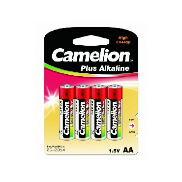 CAMELION (7370) LR 6 Plus Alkaline BL-4 (LR6-BP4, батарейка,1.5В)