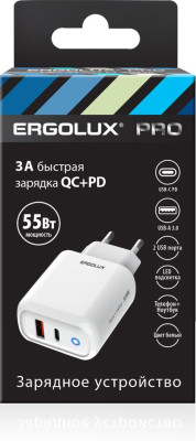 ERGOLUX (15293) ELX-РA03QC-C01, белый