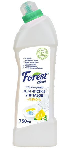 FOREST CLEAN Гель-концентрат для чистки унитазов "Лимон" 750 мл