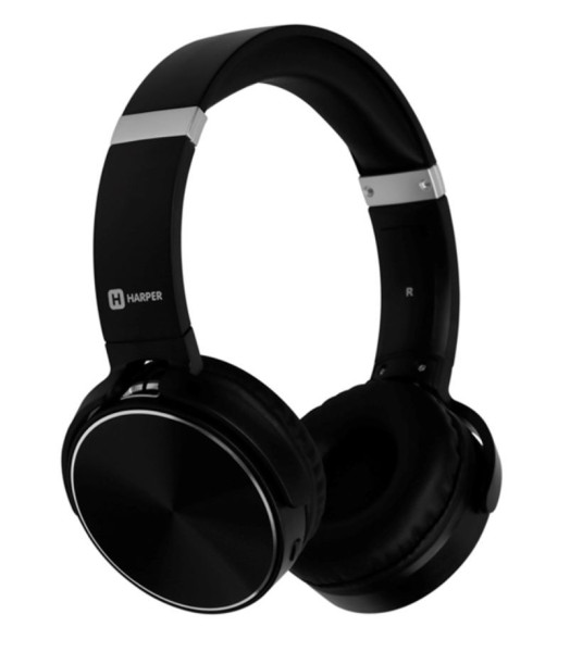 HARPER HB-217 BLACK (BLUETOOTH, с микрофоном, MICROSD, MP3-плеер)