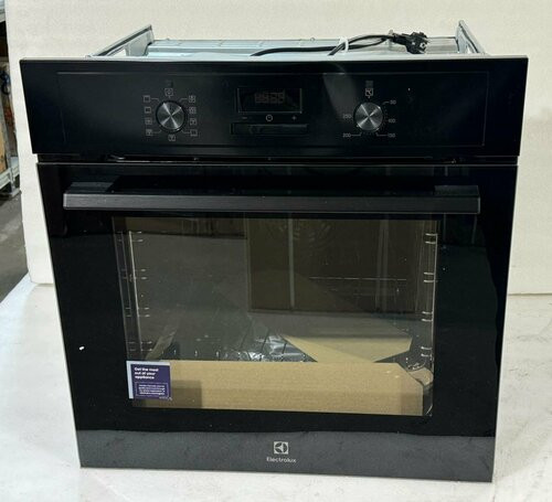 Встраиваемый электрический духовой шкаф Electrolux EOF3H40BK, 65 л, 250 °C, конвекция, гриль, разморозка, класс A