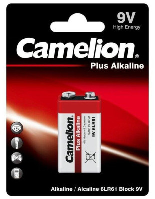CAMELION 6LR61 PLUS ALKALINE BL-1 (6LR61-BP1, батарейка,9В)