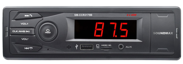 SOUNDMAX SM-CCR3179B(черный)