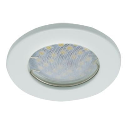 ECOLA FW1621EFY LIGHT MR16 DL90 GU5.3 Светильник встр. плоский Белый 30X80 - 2PACK (кD74) [FW1621EFY.]