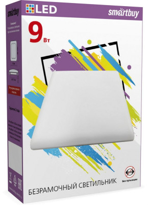 SMARTBUY (SBL-BDLS-9-65K) безрамочный BDLS квадрат 9Вт/6500К