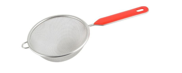 MALLONY Дуршлаг из нерж стали с пластик. ручкой Tagliatelle, диа 12 см (985502)