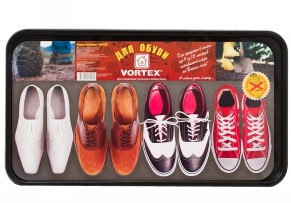 VORTEX 22352 Лоток для обуви 63,5*35,4*1,3см черный