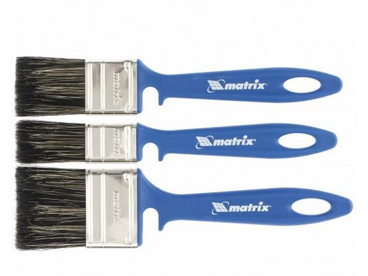 MATRIX Набор кистей Водные краски 25мм, 35мм, 50мм COLOR LINE 83349