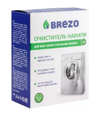 BREZO 87464 Очиститель накипи для стир.машины 150 г.