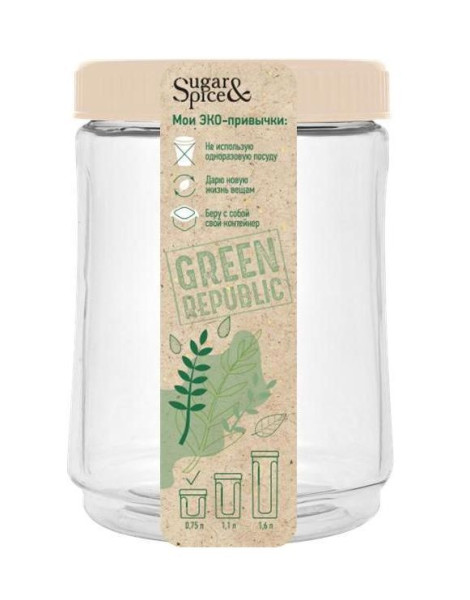 SUGAR&SPICE SE2248GR Green Republic лён 0,75л