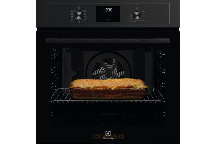 Духовой шкаф встраиваемый Electrolux EOF5H40BX черный/нержавеющая сталь