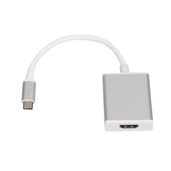 ATCOM (AT3888) TYPE-C (m) - HDMI 4K(f) 0.1М белый