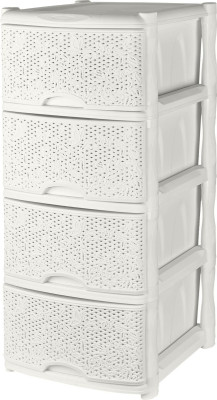 KEEPLEX KL377112048 Комод Fiori четырехсекционный 50х41,5х55,5см белое облако