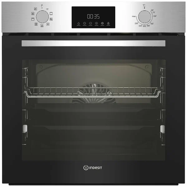 Встраиваемый электрический духовой шкаф Indesit IFE 3841 JC IX, нержавеющая сталь