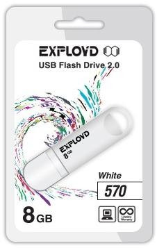 EXPLOYD 8GB-570-белый