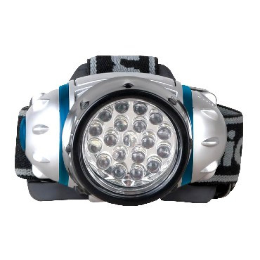 CAMELION LED5313-19F4 (фонарь налобн, металлик, 19LED, 4 реж, 3XR03 в компл, пласт, блист)