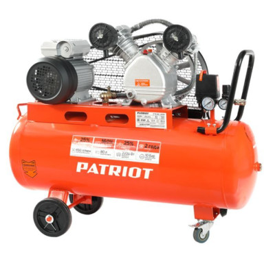 PATRIOT 525306312 PTR 80 450A Компрессор поршневой ременной