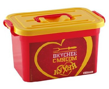 ПОЛИМЕРБЫТ КУХНЯ Контейнер для шашлыка 6,5л (80933)