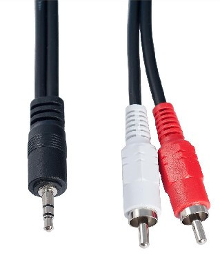 PERFEO (J2005) JACK 3.5 мм вилка - 2XRCA вилка 5 м