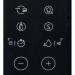 Встраиваемая микроволновая печь Indesit MWI 120 GX, 800 Вт, 20 л, гриль, серебристо-чёрная