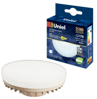 UNIEL LED-GX70-15W/4000K/GX70/FR PLZ01WH