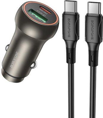 BOROFONE (6941991118685) BZ32Baa 1USB+1Type-C 3.0A PD30W , Gold