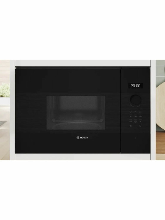 Микроволновая печь Bosch BFL524MB0 20л. 800Вт черный (встраиваемая)