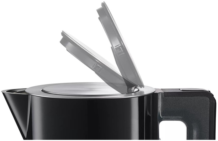 Чайник электрический Bosch TWK7203 1.7л. 2200Вт черный/серебристый корпус: металл/пластик
