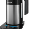 Чайник электрический Bosch TWK7203 1.7л. 2200Вт черный/серебристый корпус: металл/пластик