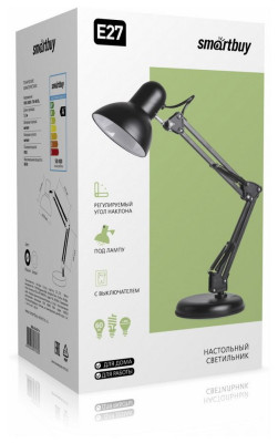 SMARTBUY (SBL-DL-E27-b) светильник E27 , черный