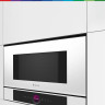 Встраиваемая микроволновая печь Bosch BFL7221W1 белый, 21 л, 900 Вт, переключатели - сенсор, поворотный механизм