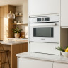 Встраиваемая микроволновая печь Bosch BFL7221W1 белый, 21 л, 900 Вт, переключатели - сенсор, поворотный механизм