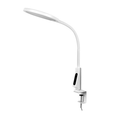 CAMELION KD-837 C01 белый (LED Свет-к наст.,на струбц., 7Вт,230В,450лм,сенс.рег.ярк и цвет.темп,USB-5В,1А )