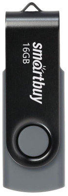 SMARTBUY (SB016GB2TWK) UFD 2.0 016GB Twist Black черный