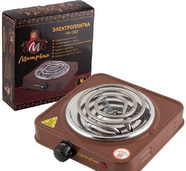 МАТРЁНА МА-060 коричневый однокомфорочная