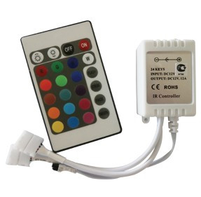 ECOLA CRS144ESB 144W 12V 12A с ИК пультом управления